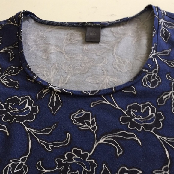 🌼Ann Taylor  scoop neck print top - Picture 8 of 8